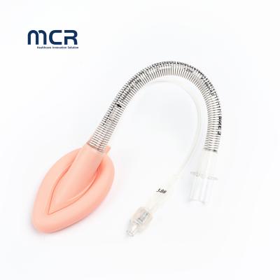 China Disposable Medical Anesthesia Reinforced Silicone Cuff Laryngeal Mask Airway PVC Laryngeal Mask China Factory Wholesale for sale