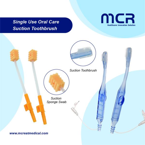 Quality Disposabl Suction Toothbrush For Oral Hygiene Aid To Patients for sale