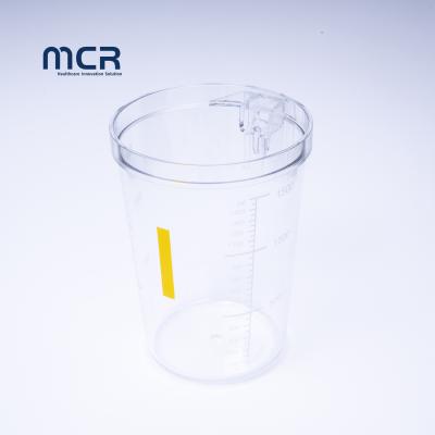 China Medical Surgical Negative Pressure Suction Drainage System Reusable Canister Jar for sale