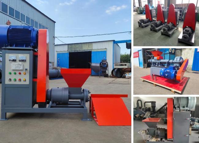 Automatic Cotton Stalk Briquette Molding Machine Wood Chip Charcoal Briquette Making Machine
