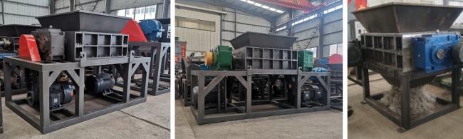 Fabric Shredding Double Shaft Shredder Machine Small Textile Shredder