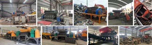 Waste PP PE Plastic Shredding Machine Double Shift Shredder Machine for Recycling