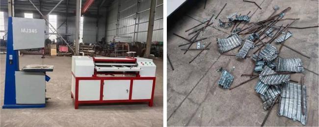 Scrap Air Conditioner Radiator Stripping Copper and Aluminum Separator Machine