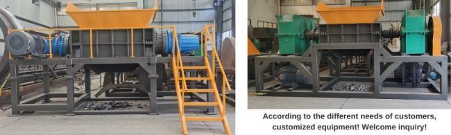 Environmentally Aluminum Car Casing Shredder Grinder Cast Aluminum Shredder for Scrap Recycling