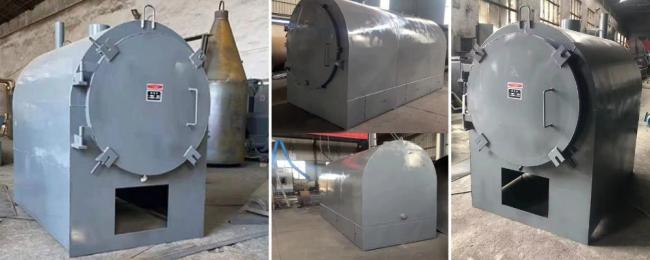 Eco-Friendly Timber Horizontal Carbonization Furnace Wood Carbon Ashing Furnace for Recycling Machinery