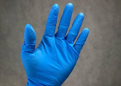 China Bodyguards Clear Vinyl Nitrile Medical Examination Gloves / Blue Nitrile Exam Gloves for sale