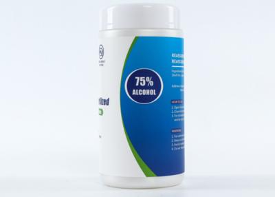 China Protective 60 Sheets 75% Alcohol Disinfectant Wipes / Sterilized Refreshing Wet Wipes for sale