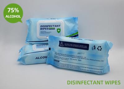 China 99.9% Alcohol Disinfectant Wipes for sale
