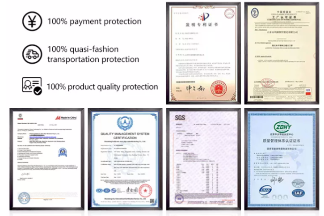 Product quality certifications
