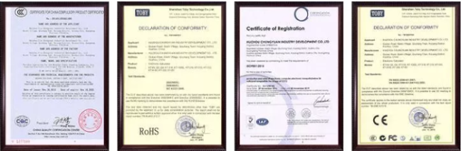 Product certifications