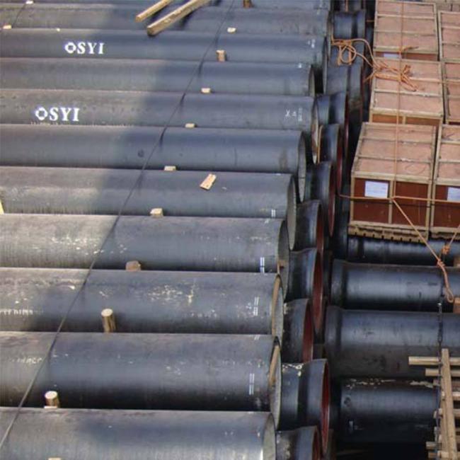Close-up view of DN800 pipe