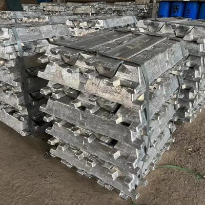 China ADC12 Aluminum Ingot 99.7% 25kg 850*185 Bright Surface for sale