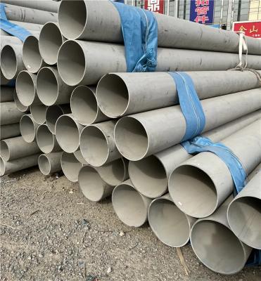 China Large Diameter Stainless Steel Tube Hairline Finish Spiral Welded Tube Cold Drawn SS201 for sale