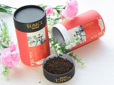 Chine Le cylindre écologique de 78MM a formé l'emballage ondulé de tube de papier de la boîte C2S emballage avec la poignée à vendre