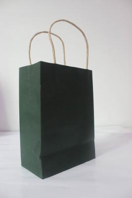 China SGS Colored Custom Kraft Paper Bags With Handles 200pcs 8 X 10 X 2 Inch for sale