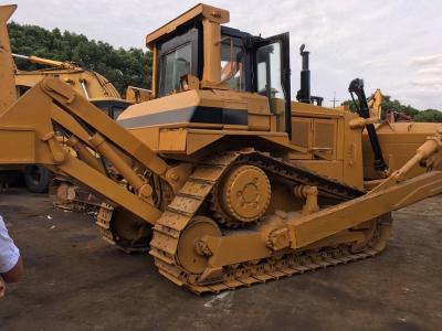 China Newly Paint Used Cat Bulldozer D7R With Single Shank Ripper 24584kg Operate Weight for sale