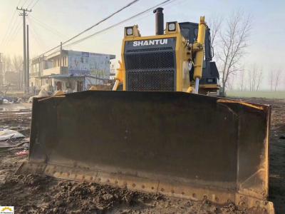 China Working Site Swamp Track Shantui Bulldozer SD16T Second Hand 120kw Power for sale