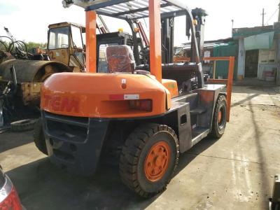 China Durable 6 Tonne Slightly Used Container Forklift TCM FD60 With ISUZ Engine for sale