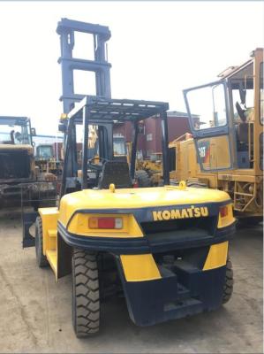 China Komatsu FD100 Used 10 Ton Forklift , Reconditioned Forklift Trucks 2013 Year for sale