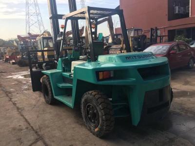 China Mitsubishi FD70 Used Forklift Equipment , Used Counterbalance Forklift 7 Ton for sale