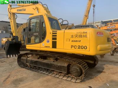 China Second Hand Komatsu Compact Excavator Manual Operate 20t Operate Weight Semi Auto Transmission for sale