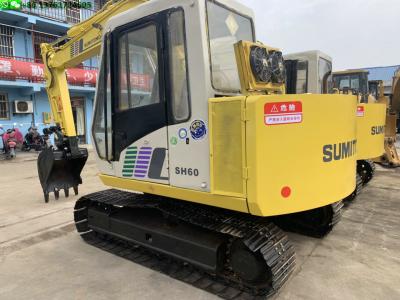 China 2003 anos usaram da máquina escavadora da máquina 4200h a mini Sumitomo Sh60 máquina escavadora da hora 6t à venda