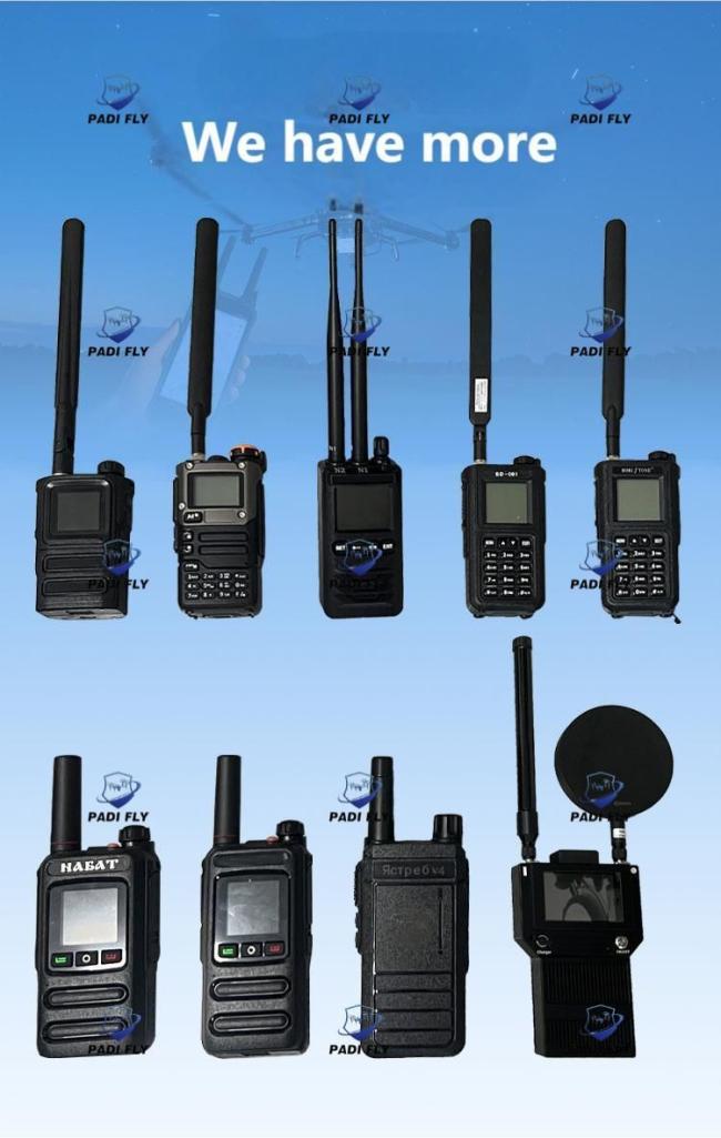 Handheld 1-3km 100MHz-6GHz Drone Locator Anti Drone Detector for Uav Defense Safety Protection System