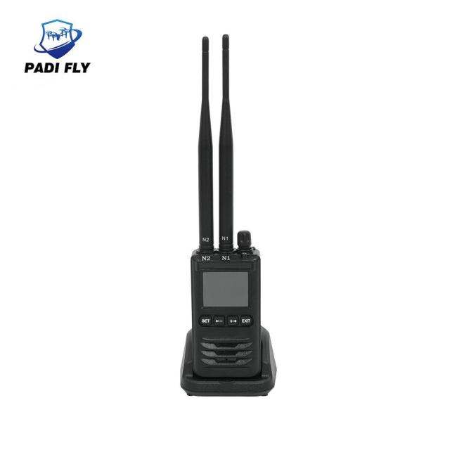 Hand-Held Drone Wireless Signal Radar Detector with Safety Alarm System