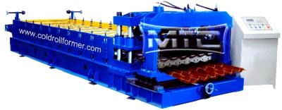 China Roofing Step Glazed Tile Roll Forming Machine for sale