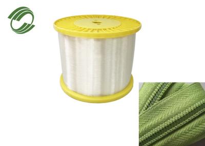 China Zipper Teeth Synthetic Monofilament Yarn PET 0.9mm 1mm 1.4mm for sale