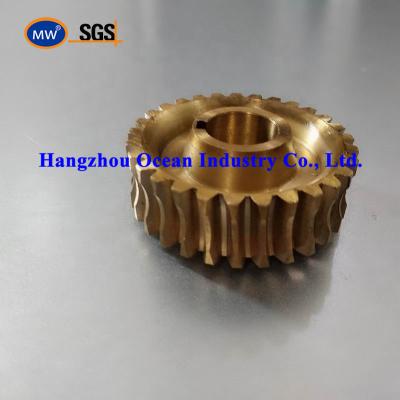China Speed Reducer Bronze Steel C45 Worm Wheel Gear for sale