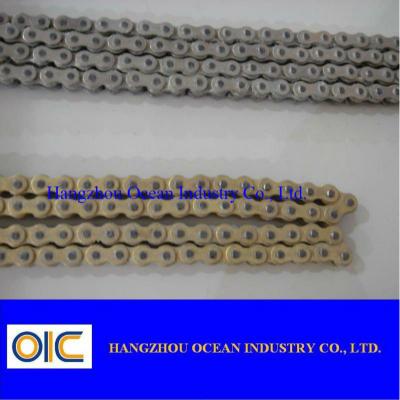 China 40MN/A3 Copper Coating Motorcycle Chains With Extremely Durable Performance for sale