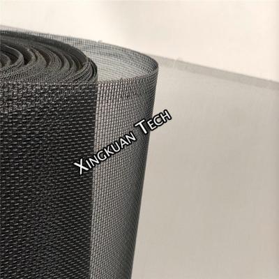 China Black Epoxy Coated Wire Mesh Hydraulic Air Filters Support Layer 18*14 Mesh for sale