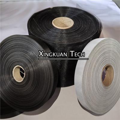 China Black / White Epoxy Coated Supporting Steel Wire Mesh For Filter Elements for sale