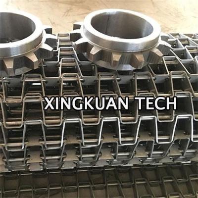 Chine Fil plat Mesh Carbon Steel Stainless Steel de bande de conveyeur pour la machine de bande de conveyeur à vendre