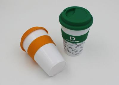 China 16OZ 450ml PP Plastic Coffee Cups With Handles , Disposable Travel Coffee Cups for sale