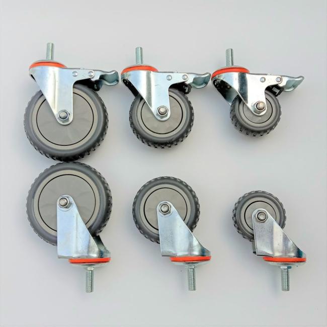 Furniture Industrial Swivel Casters Wheels D25/30/50/75/100mm PP Caster