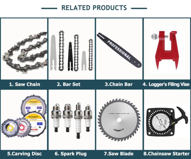 Advanced Germany Machines 1/4" 0.043" 58dl Chainsaw Chain