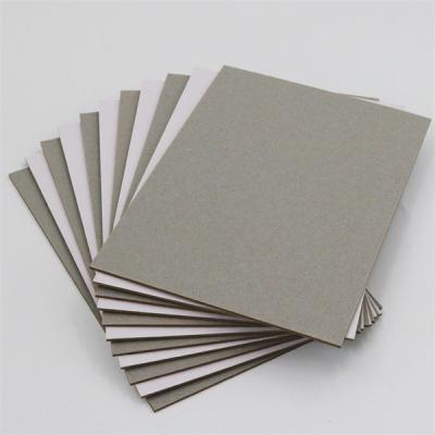China Papel de cartón duplex recubierto con fondo gris industria Fabricantes de cartón duplex en venta