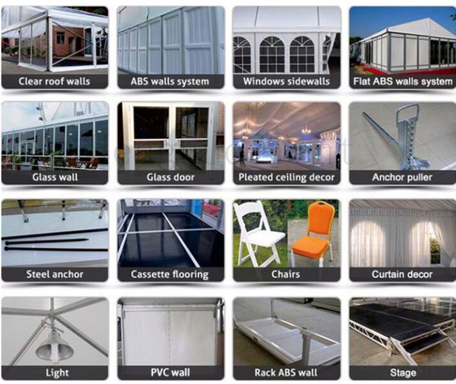 Multi Side Circle Catering Tent New Arrival Octagonal Waterproof Outdoor Event Tent 4