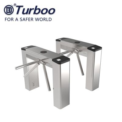 China Stainless Steel 3 Arm Tripod Turnstile For Scenic Spot Ticket Checking System for sale