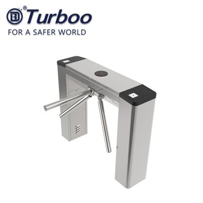 China Automatic Mechanic Ozak Tripod Turnstile Gate With Voice And Strobe Light Alerts for sale