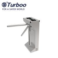 China Commercial Access Control Waist High Turnstile Semi - Auto Waterproof Stable for sale