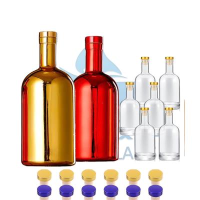 China Champagne Super Flint Glass 700ml 750ml Designer for Olive Oil Brandy Glass Bottle for sale