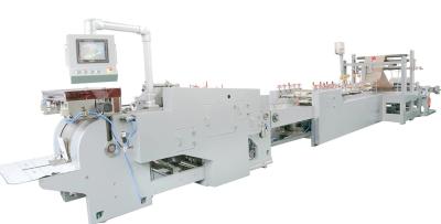 China High Performance Square Bottom Paper Bag Making Machine (HJ550)#Square Bottom Paper Carry Bag Making Machine 570-1630mm for sale