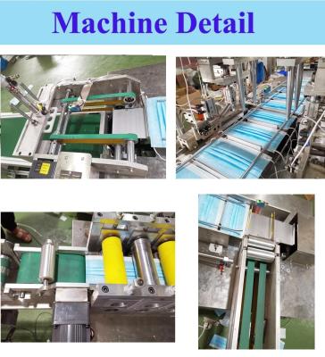 China Hospital Disposable Surgical Gown Making Machine , Fully Automatic Mask Making Machine for sale