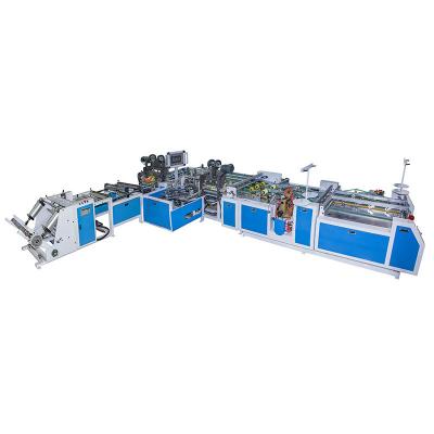 China Factory direct sales valve pocket cold cut seam integrated machine woven bag automatic cut and fold sewing machine en venta