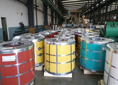 China DX51D Ral9002 0.35*1250mm Prepainted galvanized steel coil for sale