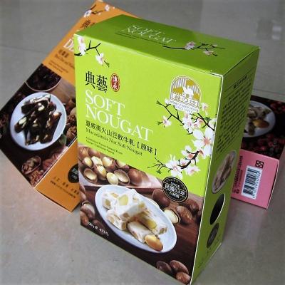 China Colored Coated Paper Packaging Box Fold - And - Tuck Construction Style for sale