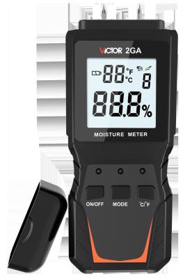 China VICTOR 2GA Digital Wood Moisture Meter Handheld Humidity Meter for sale